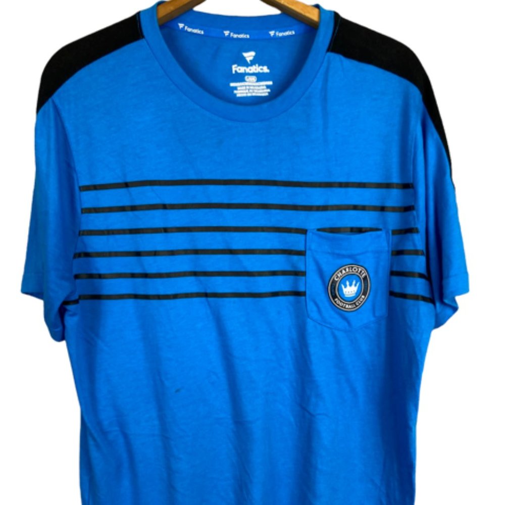 MEN'S SHORT SLEEVE TEE STRECTH COTTON LBLUE AND BLACK